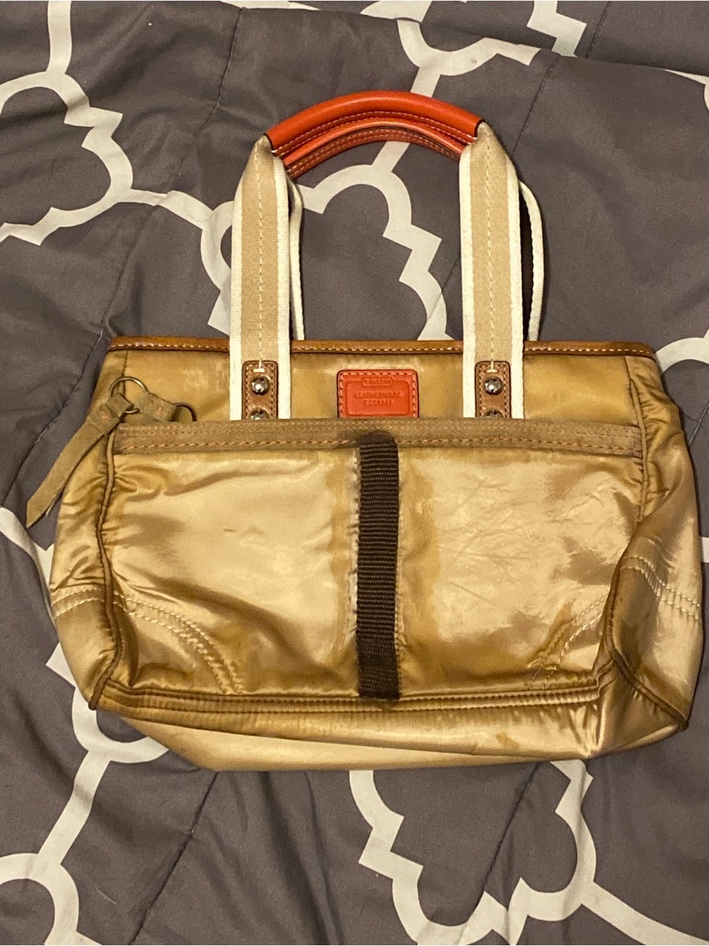 Coach Hamptons Nylon Weekend Lunch Tote